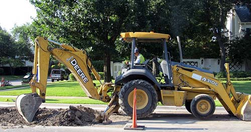 bedford-landscape-drainage-backhoe